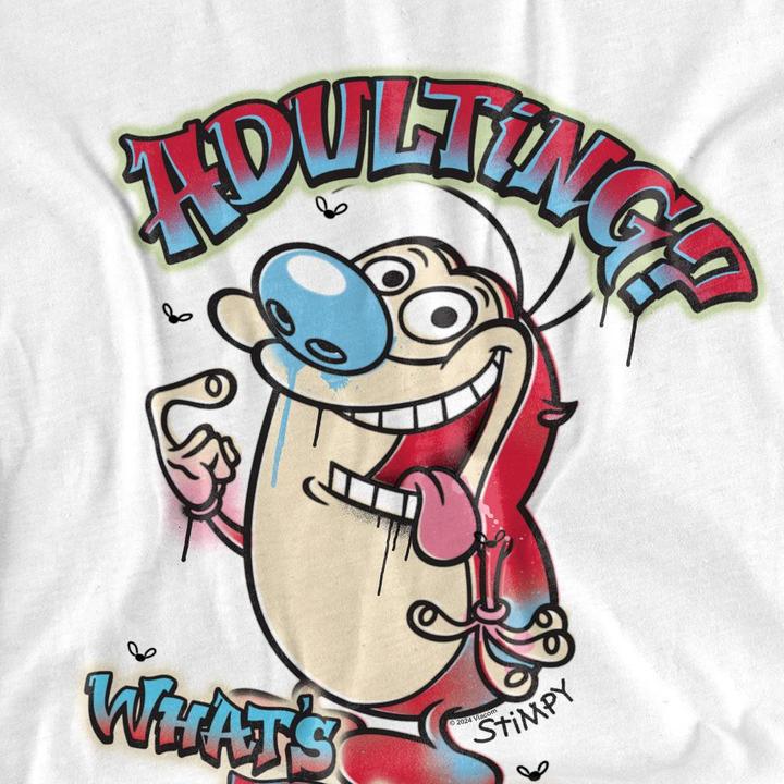 Immagine prodotto Ren & Stimpy Adulting Whats That? Maglietta Uomo (XL)