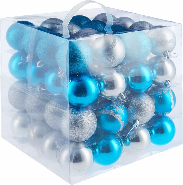 Actual product image tectake Christmas baubles (64 -part)