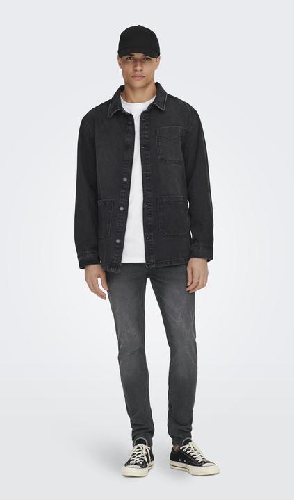Actual product image Only & Sons ONSLOOM GREY VD Regular fit jeans (34)