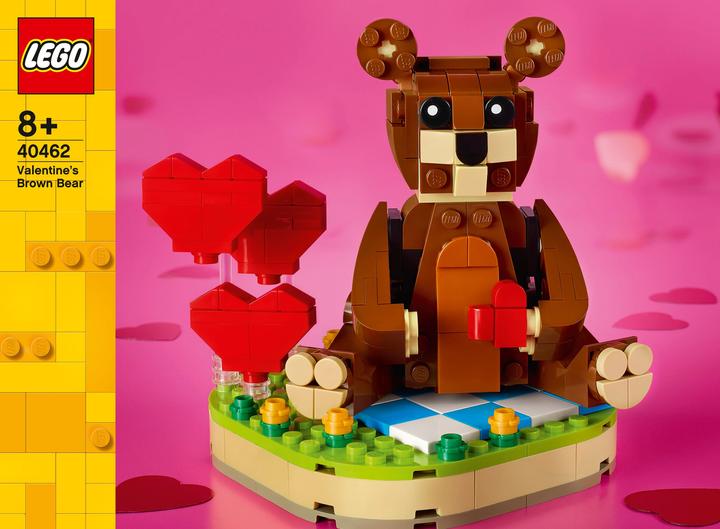 Actual product image LEGO Valentine bear 40462 (40462, LEGO Classic)