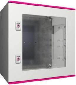 Actual product image Rittal AX 1454.000 Enclosure 500 x 500 x 300 Polyester, sheet steel, polycarbonate light grey 1pce.