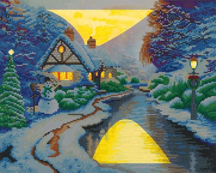 Produktbild Craft Buddy Kinkade Christmas 40x50cmLED