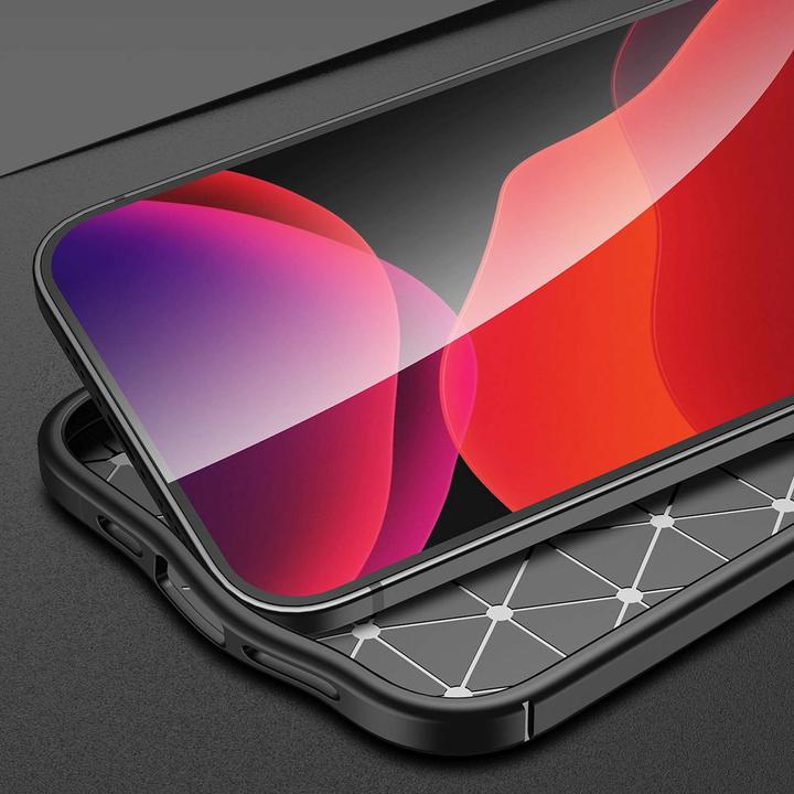 Image du produit Cadorabo TPU Cover similicuir structure (Apple iPhone 13 Pro Max)