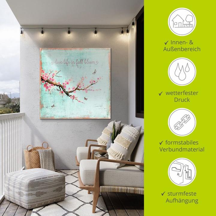 Image du produit Artland Film mural, autocollant Fleur de cerisier Q3PH (30x30 cm)