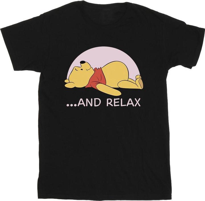 Actual product image Disney Girls Winnie The Pooh Relax Cotton T-Shirt (140, 146)