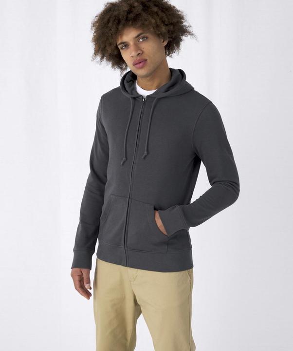 Actual product image B&C Organic Hoodie With Zipper (3XL)