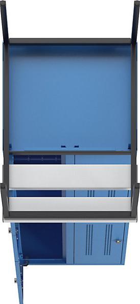 Produktbild Wolf Halbhoher Garderobenschrank mit Sitzbankuntergestell (60 cm, 214 cm)