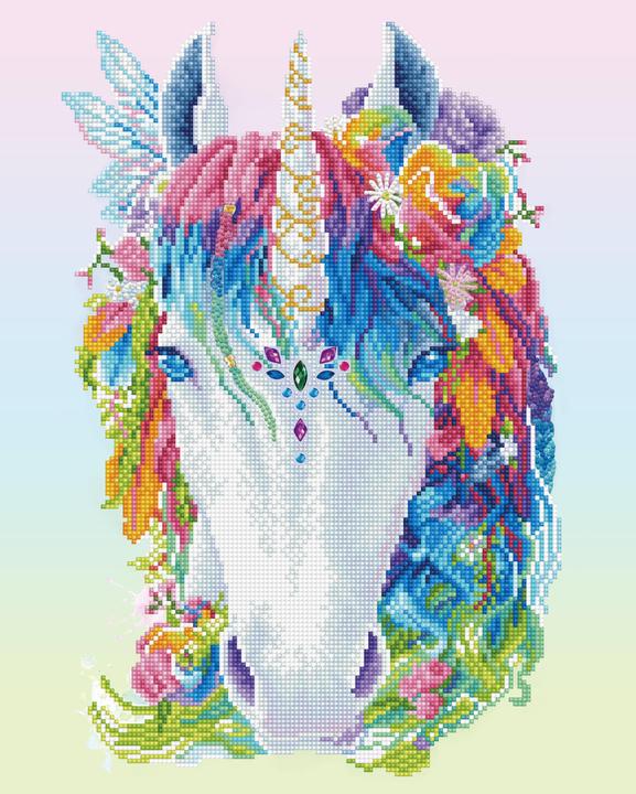Actual product image Diamond Dotz Diamond Painting Mystic Unicorn