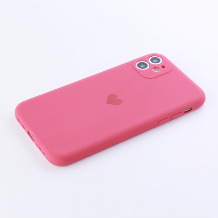 Actual product image PhoneLook Coque Silicone Mat Coeur (Apple iPhone 11 Pro)