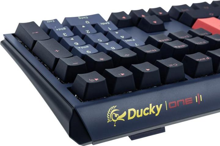 Actual product image Ducky One 3 Cosmic Blue Gaming Keyboard, RGB LED - MX-Blue (DE, Cable)