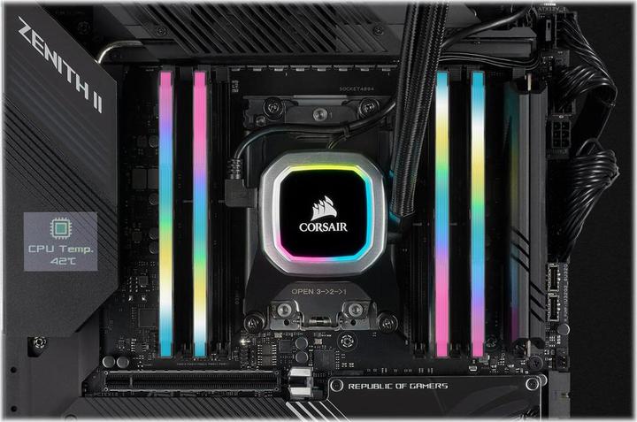 Actual product image Corsair Vengeance RGB Pro SL (2 x 32GB, 3200 MHz, DDR4-RAM, DIMM)