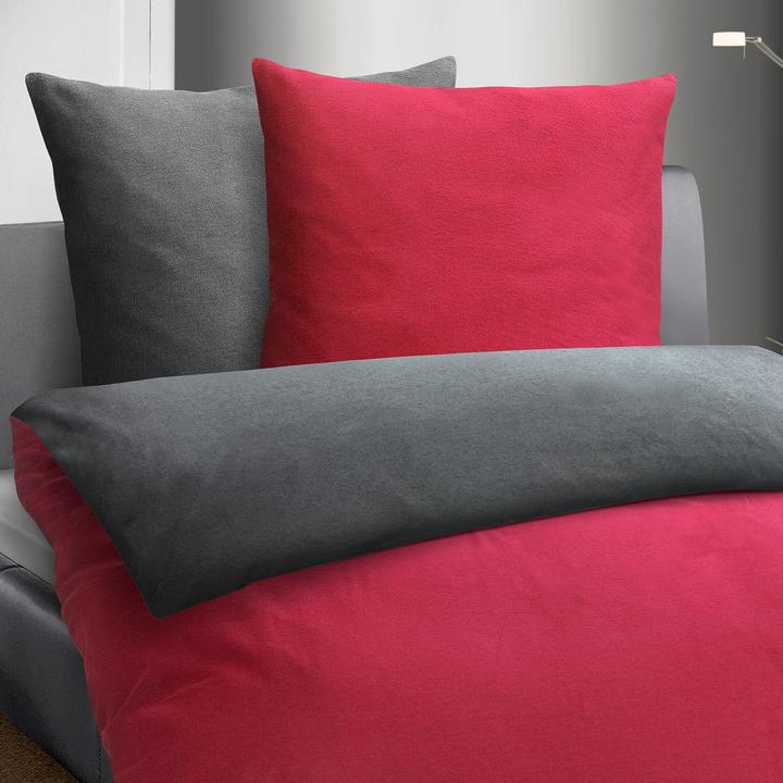Image du produit Traumschlaf Melangebiber (Set de linge de lit, 200 x 220 cm, 2x (80 x 80 cm))