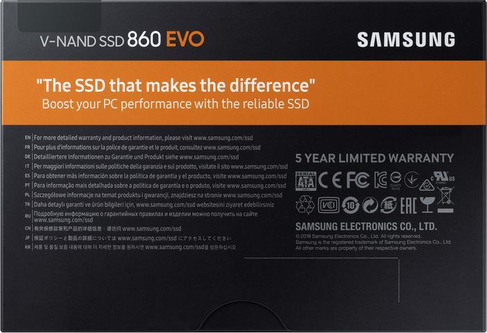 Produktbild Samsung 860 EVO Basic (2000 GB, 2.5")