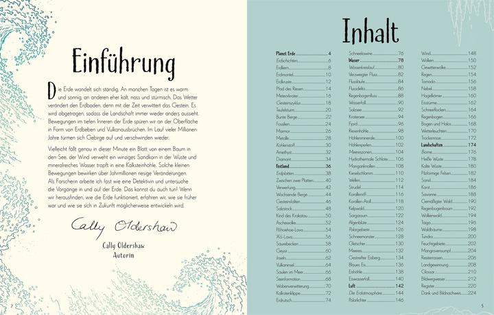 Valori nutrizionali e ingredienti Wundervolle Welt. Erde (Tedesco, Cally Oldershaw, 2024)
