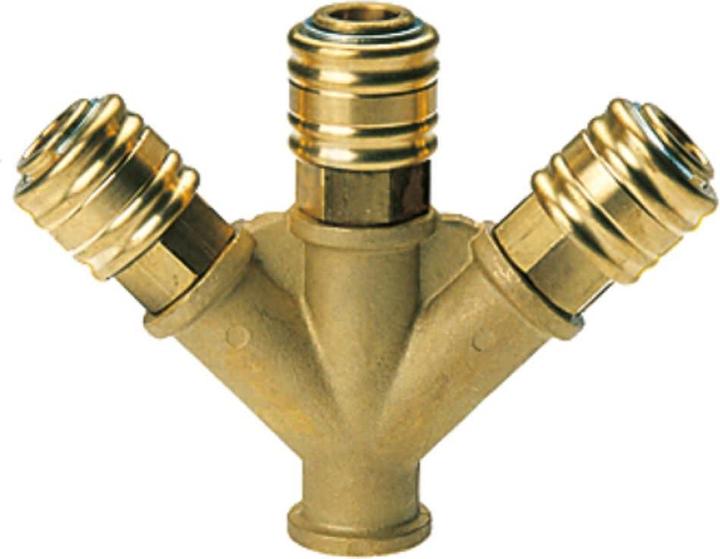 Actual product image EWO Tee 3/8" with quick connectors 1373