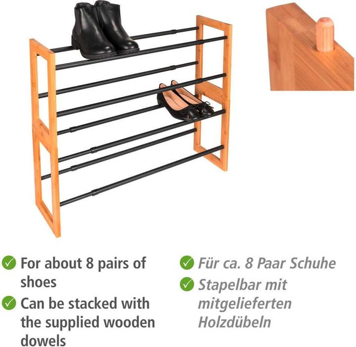 Actual product image Wenko Ecori shoe rack