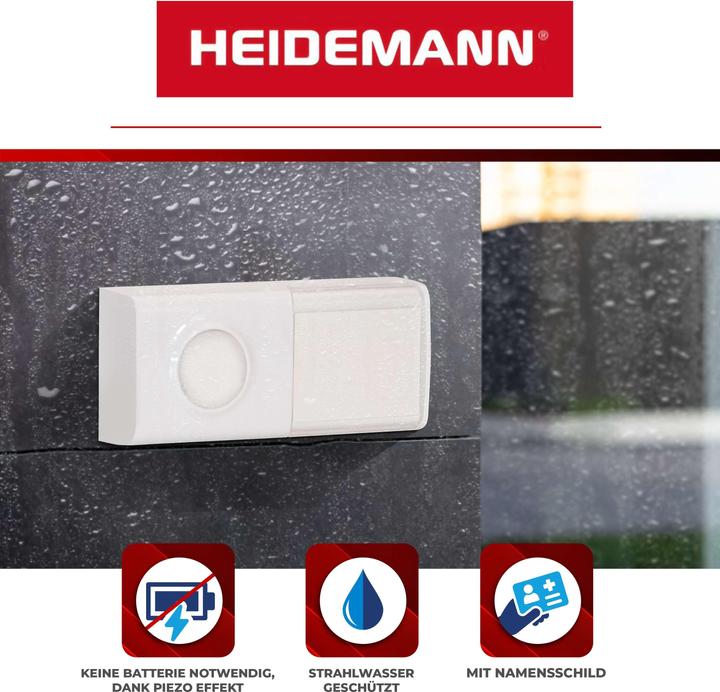 Image du produit Heidemann Kit carillon sans fil Piezo I (Sans fil)