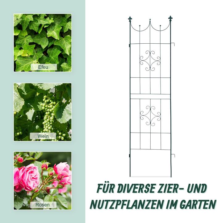Actual product image Relaxdays Garden Trellis Set of 2 (1.50 cm, 50 cm)