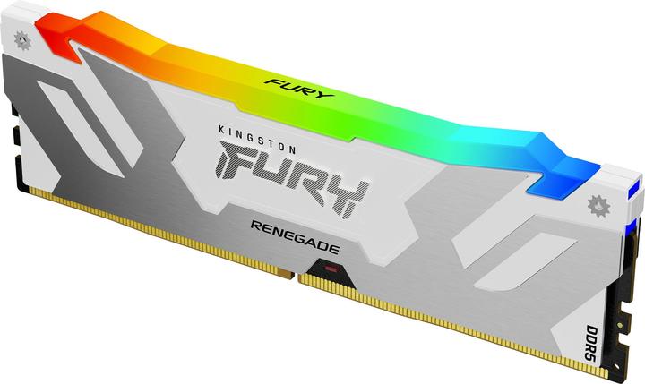 Actual product image Kingston D5 16GB 6000-32 Renegade RGB wh KFY XMP (1 x 16GB, 6 MHz, DDR5 RAM, DIMM)
