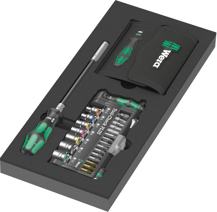 Wera 9750 Foam insert KK + Tool-Check PLUS set 1
