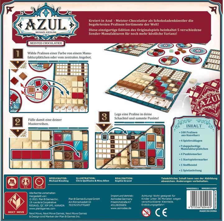 Immagine prodotto Next Move Azul: Maestro cioccolatiere (Tedesco)