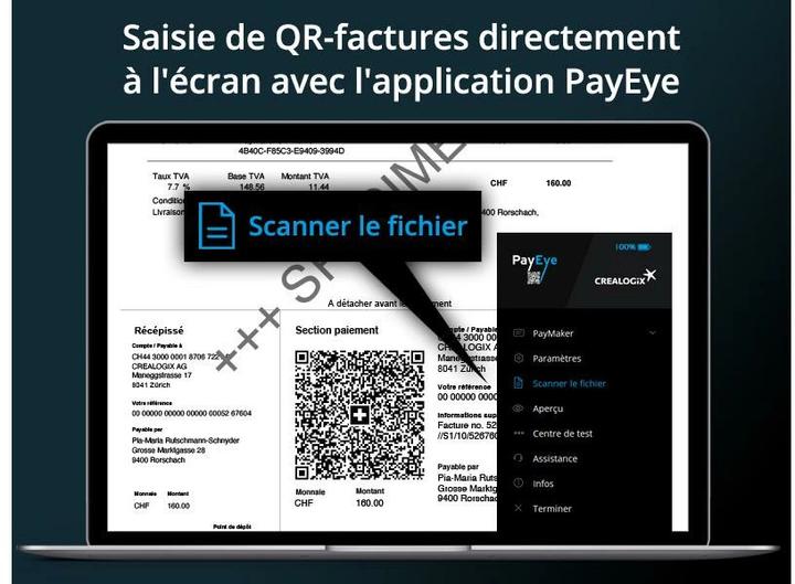 Produktbild Crealogix PayEye (QR-Code)