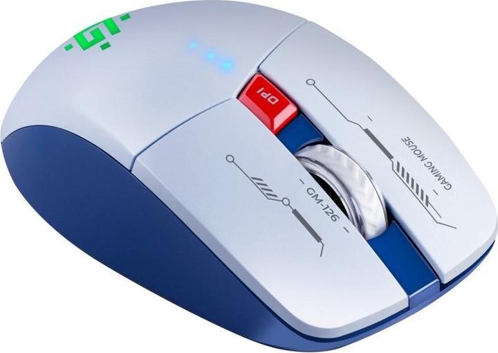 Image du produit Defender MYSZ GM-126 TISA RF+BT OPTIC 1600dpi 6P BIAŁA (Sans fil)
