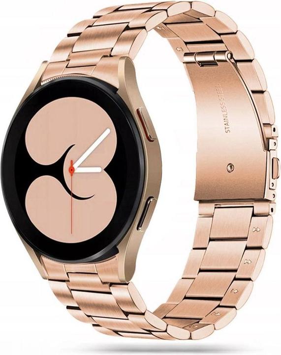 Immagine prodotto Tech Samsung Galaxy Watch 4 Bracciale in acciaio inossidabile, rosa, 40/42/44 mm (40 mm, 42 mm, 44 mm, Acciaio inossidabile)