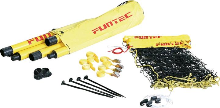 Image du produit Funtec Equipement de beach-volley BEACH MASTERS, jaune, 8,5 m, 13 kg