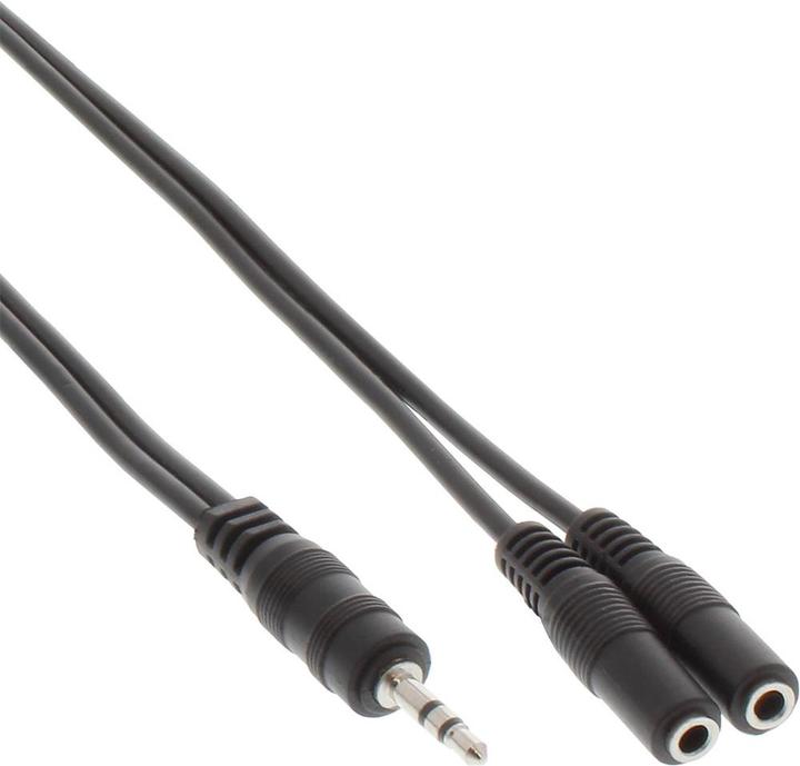 Actual product image InLine Jack Y-cable (2 m, 3.5mm jack (AUX))