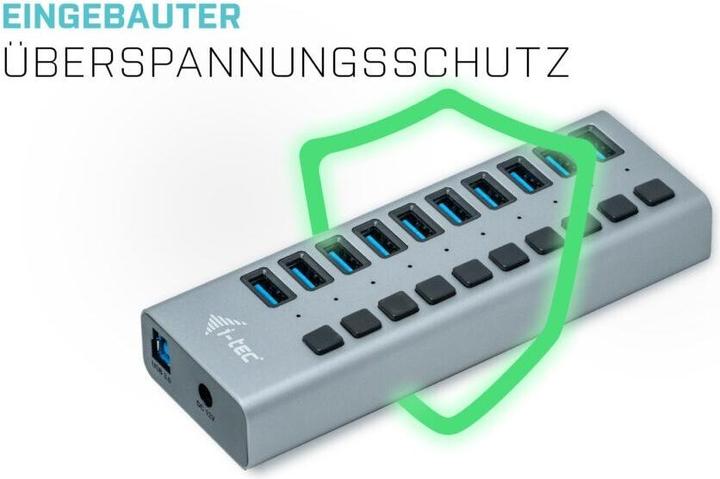 Actual product image i-tec U3CHARGEHUB10 (USB-B, 10 Ports)