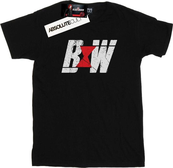 Immagine prodotto Black Widow Movie Initial Logo Maglietta Uomo (L)
