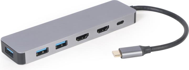 Gembird Multi Port Adapter (USB-C, 6 Ports)