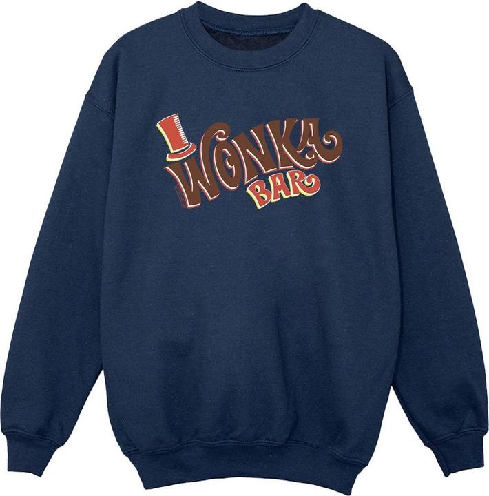 Actual product image Willy Wonka & the Chocolate Factory Boys Bar Logo Sweatshirt (128)