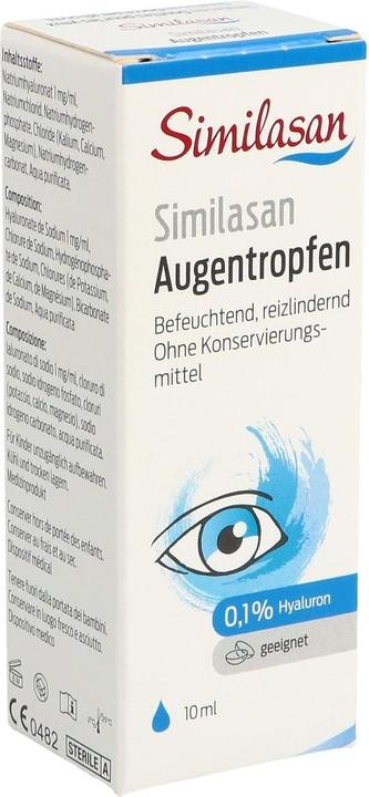 Produktbild Similasan Augentropfen mit 0,1 % Hyaluron (10 ml, 10 ml)