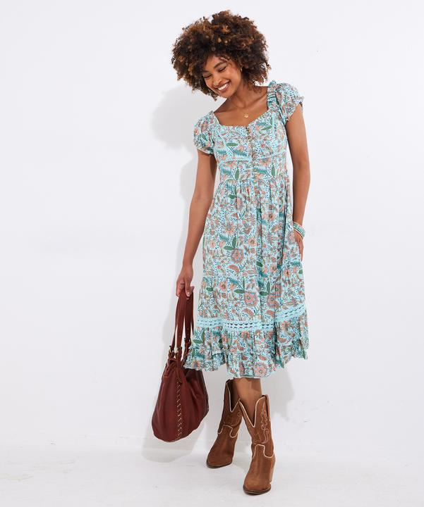 Image du produit Joe Browns Floral Knee Length Dress (46)