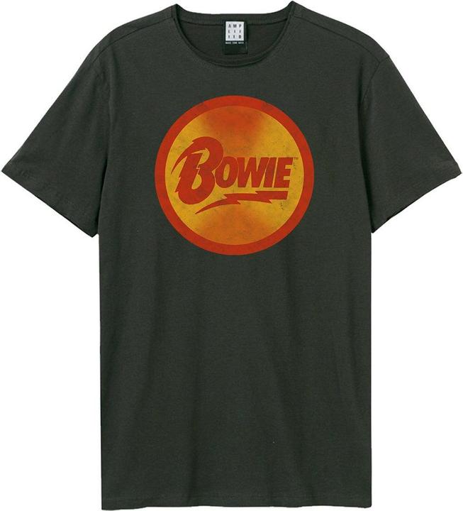 Actual product image Amplified Unisex Adult Diamond Dogs Tour 1974 North America David Bowie T-Shirt (S)