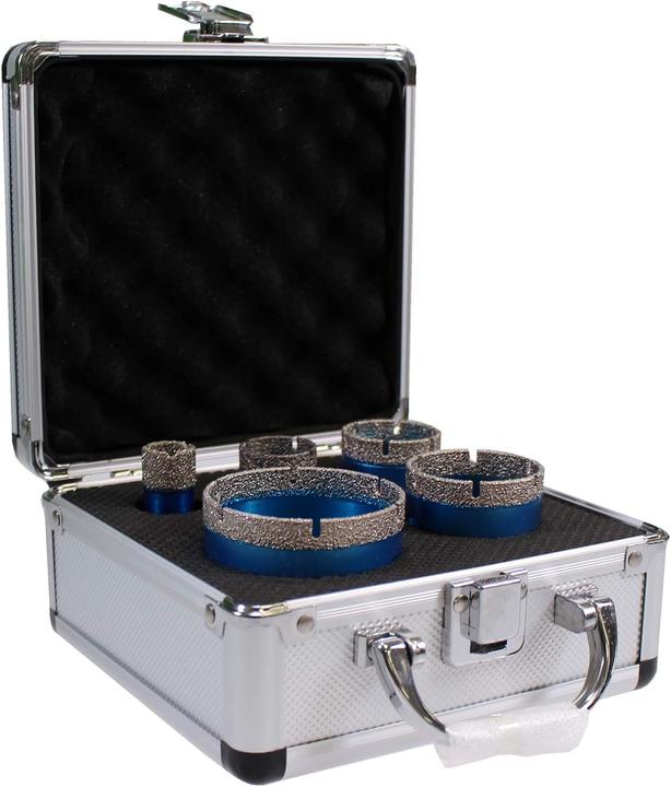 Produktbild EDW Fliesenbohrkronen Set (35 mm, 40 mm, 50 mm, 68 mm, 20 mm)
