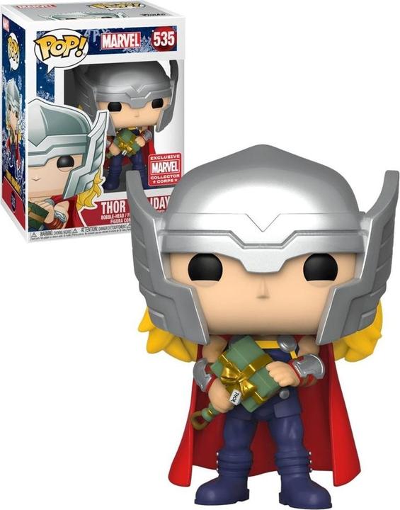 Actual product image Funko POP! Marvel Thor (Holiday)
