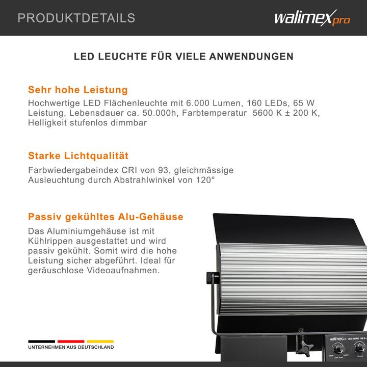 Produktbild Walimex pro pro LED Sirius 160 (Studioleuchte)