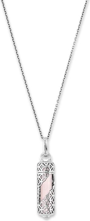 Immagine prodotto Engelsrufer Collana di pietra curativa di quarzo rosa (Argento 925, 60 cm)