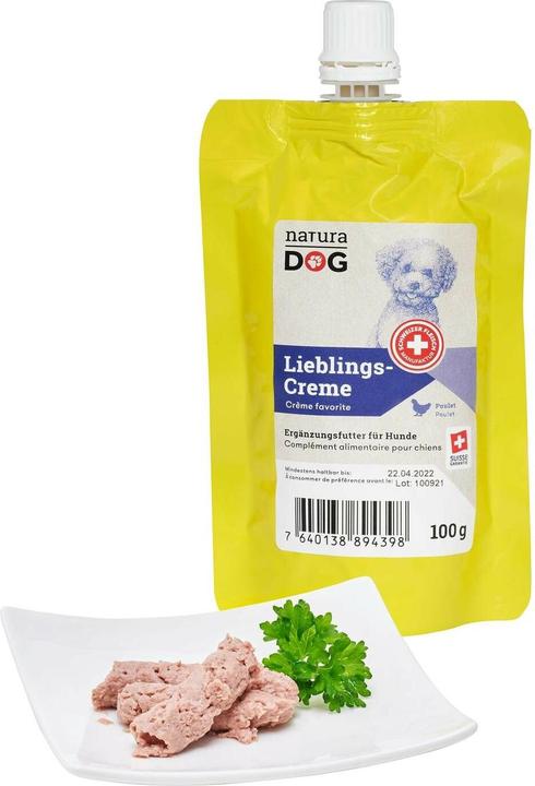 Produktbild NaturaDog Lieblingscreme Poulet 100g (Adult, 1 Stk., 110 g)