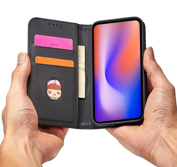 Immagine prodotto Hurtel Custodia a calamita per iPhone 12 Pro Max Portafoglio Portacarte Nero (Apple iPhone 12 Pro Max)
