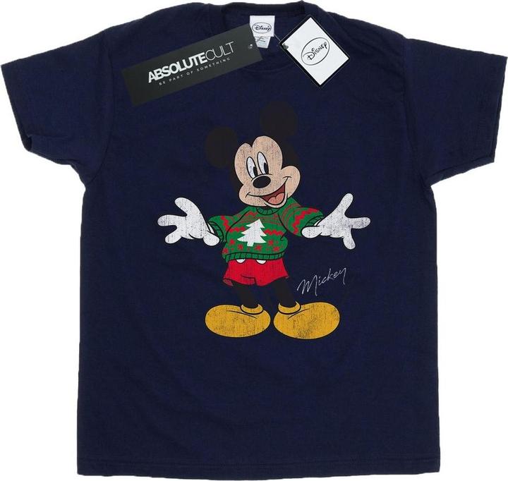 Image du produit Disney - T-shirt MICKEY MOUSE CHRISTMAS JUMPER - Garçon (128)