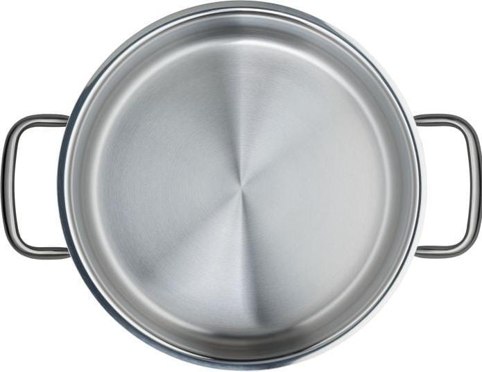 Actual product image WMF Roasting pan GOURMET PLUS Silver-coloured (24 cm, Casserole + Stewpot, Pot, Stainless steel)