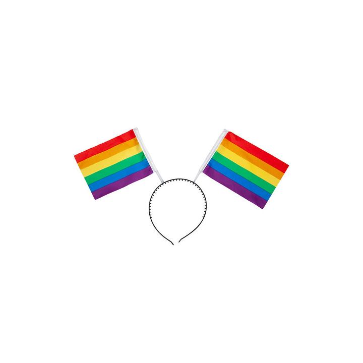 Image du produit Wicked Costumes 2 drapeaux arc-en-ciel sur serre-tête