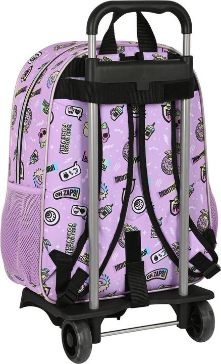 Produktbild Monster High Schulrucksack mit Rädern Best boos Lila 33 x 42 x 14 cm