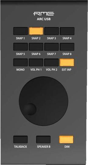 Produktbild RME Audio ARC USB Advanced Remote Control Black Edition (Universal Fernbedienung)