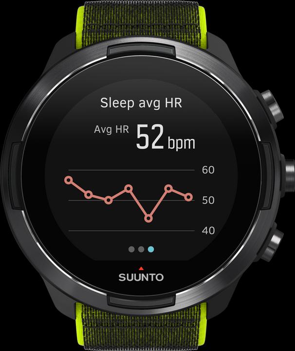 Actual product image Suunto 9 Baro Lime (50 mm)