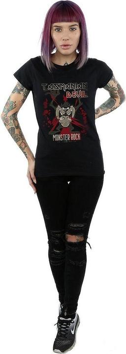 Immagine prodotto Looney Tunes Maglietta coton Monster Rock Diavolo della Tasmania Femme/Femme (S)